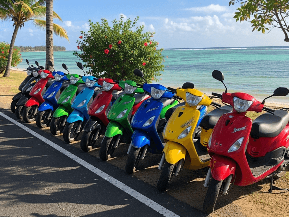 Standard scooter rental in Mauritius with Himalay Rental Tours